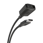 Scosche ExtendIt USB Type C Female to USB Type C Male Extension Cable - 6' - Black-Connect this to your MagSafe charger cable and gain an extra 6 ft of freedom