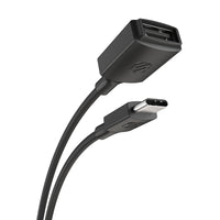 Scosche ExtendIt USB Type C Female to USB Type C Male Extension Cable - 6' - Black-Connect this to your MagSafe charger cable and gain an extra 6 ft of freedom