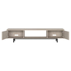 Hudson&Canal Lucien TV Stand for TV's up to 78" - Alder White-Clean with a soft, dry cloth and no harsh chemicals or abrasive cleaning materials