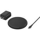 Belkin 15 W Wireless Charging Pad with Power Supply-Compact size is great for travel