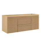 Modway Render 48" Single Sink Compatible Bathroom Vanity Cabinet - Oak-Mid-Century Modern Vanity