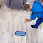 Gritt Commercial All-In-One 24” Microfiber Dust Mop Set with 72" Telescopic Handle - 4 Pack-Mop Head Material: Microfiber