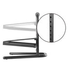 IntekView FR300 Height Adjustable Steel Footrest with Handle-The footrest allows you to work in a comfortable and safe position for extended periods of time