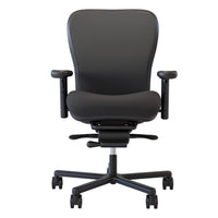 Nightingale CXO Heavy Duty Mid Back Chair - Black-ABLEX patterned mesh back provides generous lumbar support and dynamic back movement