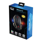 Adesso iMouse X3 Ergonomic RGB Gaming Mouse - Wired - USB - Black-8
