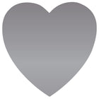 JAM Paper Standard Label Rolls - Heart Shaped - 1 1/8 x 1 1/8 - Silver Matte Foil - 125 Labels/Roll-Size: Heart ( 1 1/8 x 1 1/8 Inches ) | Printer friendly labels are easy to create and customize.