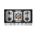 Fotile Tri-Ring Series Stainless Steel Gas Cooktop - 36"-Total 57,000 BTU, Max. 22,000 BTU