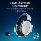 Razer Blackshark V2 X (Playstation Licensed) Headset - White -Works with windows sonic: Heighten your game awareness with lifelike surround sound that places audio with pinpoint accuracy
