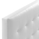 Modway Emily Upholstered Vinyl King Headboard - White-6