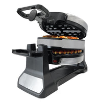 JS Gourmet Double Waffle Maker-Makes two waffles at once