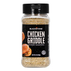 Blackstone Chicken Griddle Seasoning-Coarse salt, herbs and spices (Basil, Marjoram, White Pepper, Oregano, Black Pepper, Fennel, Thyme), dehydrated garlic, yeast extract