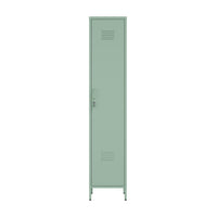 Manhattan Comfort Naomi 15" Modern Single Locker Storage Cabinet - Green-Modern Single Locker Style Storage Cabinet Perfect for Garage Use