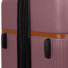 Bugatti Cannes Collection 30.50" Hardside Checked Spinner Luggage - Mauve-Double 360-degree spinner wheels for smooth and quiet rolling (8 wheels)