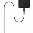UAG Rugged Kevlar Core USB-C to Lightning Charge/Sync Cable 5ft - Black/Grey-Metal alloy connector housing