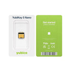 Yubico YubiKey 5 Nano Security Key - USB‑A - Black-Designed as a nano‑sized USB‑A key for secure multi‑factor authentication