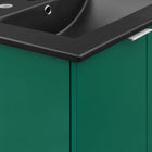Modway Maybelle 24" Wall-Mount Bathroom Vanity - Green/Black-Wall-Mount Design