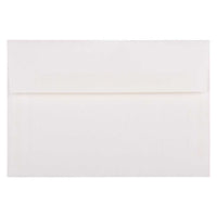 JAM Paper A8 Strathmore Invitation Envelopes - 5.5" x 8.125" - Bright White Laid - 50 Pack-Bright White Laid Paper Envelopes