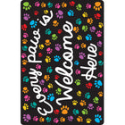 Ashley Productions Smart Poly Computer Mouse Pad - Every Paw is Welcome Here - 6 Pack-Make your desk a place of encouragement and productivity - order your positive saying mouse pad today!