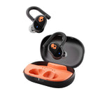 Skullcandy Push Play In-ear  Wireless Headphones - Black Orange-Push Active is loaded with features that enhance your listening experience. Share audio with a friend in real time, trigger your phone camera and more. The Skull-iQ App gives you access to even more advanced features like an adjustable 5-band equalizer and customizable button settings.