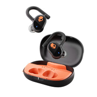 Skullcandy Push Play In-ear  Wireless Headphones - Black Orange-Push Active is loaded with features that enhance your listening experience. Share audio with a friend in real time, trigger your phone camera and more. The Skull-iQ App gives you access to even more advanced features like an adjustable 5-band equalizer and customizable button settings.