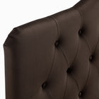 Modway Annabel Stain-Resistant Performance Velvet Twin Headboard - Chocolate Brown-7