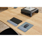 Fellowes Breyta Mousepad Wrist Rest with HEX Cushion - Blue-Built to last with 5-year limited warranty