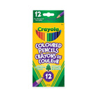 Crayola Coloured Pencils, 12 Count-Features 12 vibrant, creamy Crayola colours