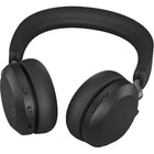 Jabra Evolve2 75-USB-A UC Stereo Headset-Music time Up to 36 hours (with ANC off)/Up to 33 hours (with ANC on); Talk time Up to 24 hours (with ANC/busylight off)/Up to 18 hours (with ANC on/busylight on)
