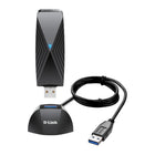 D-Link AX1800 Wi-Fi 6 USB Adapter - USB 3.0 - Dual Band-Perfect for Streaming & Gaming: Enjoy smooth 4K streaming, VR gaming, and video calls with reduced lag and better reliability