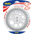 Helix 360° Angle and Circle Maker-Center disk rotates around to draw different sized circles