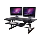 Rocelco 45" Adjustable Desk Riser with Anti Fatigue Mat-ADR45 dimensions of work surface are 22.6" deep x 45" wide