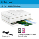 HP Envy 6555e All-in-One Printer with Bonus 3 Months Instant Ink-True-to-screen tech: Print documents and photos that look as vibrant as they do on your screen with HP's P3 technology