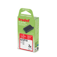Trodat SWOP Pad - 6/4910 - Red - 2 Pack-Replacement ink pad for Trodat 4910 self-inking stamp