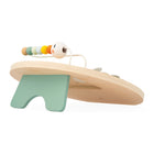 Janod Sweet Cocoon Busy Board-Features a bee that clicks and a snail with a rattling shell.