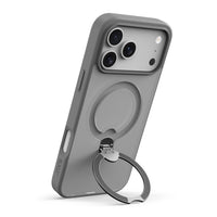 AXS PROShield Stand MagSafe Compatible Phone Case for Apple iPhone 17 Pro Max - Grey-360° rotating stand for portrait or landscape viewing 