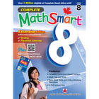 Popular Book Company Complete MathSmart for Grade 8 - Extensive Edition - English-QR codes which bring students to educational videos online 