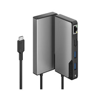 ALOGIC USB-C Fusion ALPHA V2 5-in-1 Hub-Extend your Ultra HD screen space with the Fusion. Connect your USB-C devices to the HDMI port to mirror or extend external displays, including TVs, monitors or projectors. The Fusion USB-C (USB 3.1 Gen 1) port's 5Gbps data transfer speed-10 times faster than the USB 2.0 standard-enables you to transfer and access multimedia content such as video files, albums, and podcasts in seconds.