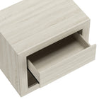 Manhattan Comfort Soren 26" Contemporary 1-Drawer Nightstand - Whitewashed Oak-Available in Whitewashed Oak, Natural Oak and Charcoal Grey