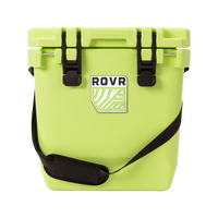 RovR CoolR 25 Quart Hard Cooler with Shoulder Strap - Matcha-Patented AnchR Pin System lets you attach essential accessories like the Prep Board, Double Cup HoldR, and Stash Bag (not included)