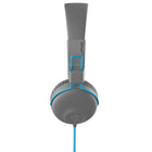 JLab Studio On-Ear Headphone, Grey/Blue-Ultra-plush Faux Leather and Cloud Foam cushions