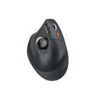 ProtoArc NL Ergonomic Vertical Wireless Trackball Mouse - Black-Built-in 500mAh lithium battery, easily charge the mouse with the included USB C charging cable anytime anywhere