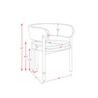 Brassex Bailey Visiting Chair - Set of 2 - Black-8