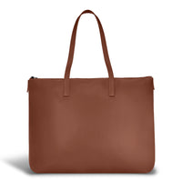 Champs Onyx Leather Business Tote - Brown-CHAMPS Onyx Collection Business Tote
