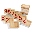 Learn Well Number Trays 1-9-Children will enjoy collecting and counting objects in these tactile trays