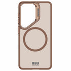 Blu Element Chromatic Kick with Magnets Cell Phone Case for Galaxy S26 - Brown-Fold out camera lens kickstand
