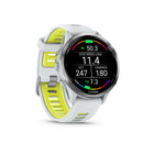 Garmin Forerunner 970 Smartwatch - Titanium with Whitestone Case and Whitestone/Translucent Amp Yellow Band-TRAINING READINESS - From the moment you wake up, get a readiness score based on your sleep quality, recovery, training load and more, so you can determine whether it’s a good day to go hard — or take it easy.
