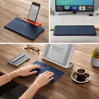 Logitech Keys-To-Go Bluetooth Keyboard for iPhone, iPad, and Apple TV - Blue-An easy one-time Bluetooth pairing provides a reliable connection between Keys-To-Go and your device