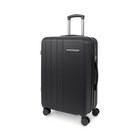 Bugatti Bordeaux Hardside Spinner Luggage - 26" - Black-Made of ABS/PC