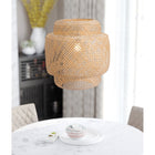 Zuo Finch Ceiling Lamp - Natural-MAX 60W A19 shape E26 socket Light Bulb x1 (Not Included)