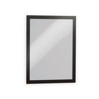 Durable Self-adhesive Repositionable Frames - 9"W x 12"H Frame for 8.5"W x 11"H Insert - Black - 2 Pack-Self- adhesive Magnetic Document Sign Holder